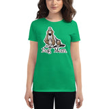 Basset- Dog Mom FBC Women's short sleeve t-shirt - The Bloodhound Shop