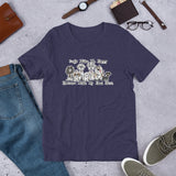 Dogs Make Me Happy Short-Sleeve Unisex T-Shirt - The Bloodhound Shop