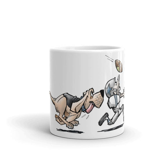 Football Hound Cowboys Mug - The Bloodhound Shop