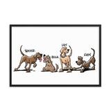Valerie's Gang Framed poster - The Bloodhound Shop