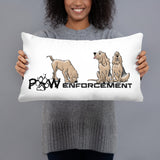 Paw Enforcement Basic Pillow - The Bloodhound Shop