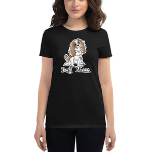 Cavalier- Dog Mom FBC Women's short sleeve t-shirt - The Bloodhound Shop