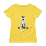 Schnauzer- Got Schnauzer? FBC Ladies' Scoopneck T-Shirt - The Bloodhound Shop