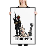 Trooper Framed poster - The Bloodhound Shop