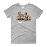 Get Lost Hounds Dark Women's short sleeve t-shirt - The Bloodhound Shop