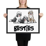 Brottman Besties Framed poster - The Bloodhound Shop