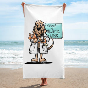 Veterinarian Hound Towel - The Bloodhound Shop