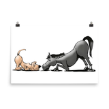 Palmer Horse'n Around Photo Paper Poster - The Bloodhound Shop