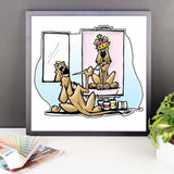 Artist Hound Framed poster - The Bloodhound Shop