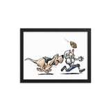 Football Hound Patriots Framed poster - The Bloodhound Shop