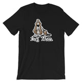 Basset- Dog Mom FBC Short-Sleeve Unisex T-Shirt - The Bloodhound Shop