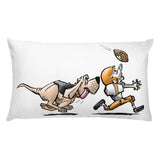 Football Hound Browns Basic Pillow - The Bloodhound Shop