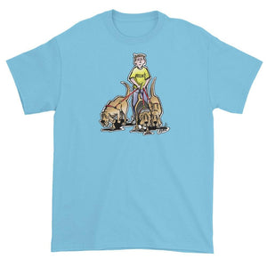 Three Rescue Hounds Short sleeve t-shirt - The Bloodhound Shop