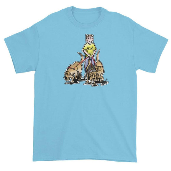 Three Rescue Hounds Short sleeve t-shirt - The Bloodhound Shop