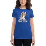 Cavalier- Dog Mom FBC Women's short sleeve t-shirt - The Bloodhound Shop