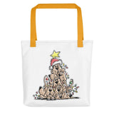 Christmas Tree Hound Tote bag - The Bloodhound Shop