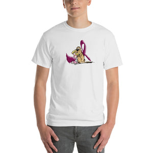 Multiple Myeloma Ribbon Short-Sleeve T-Shirt - The Bloodhound Shop