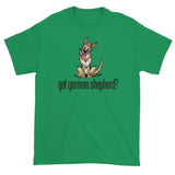 More Dogs Got German Shepherd? short sleeve t-shirt - The Bloodhound Shop