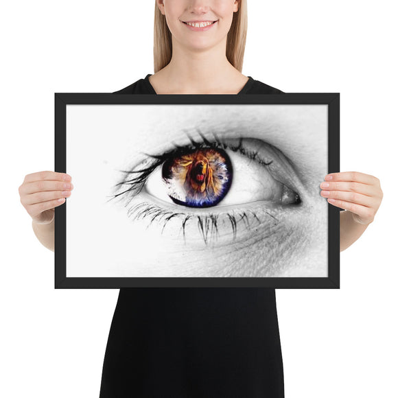 Eye of the Hound Melinda 2 Framed poster - The Bloodhound Shop