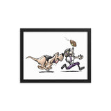 Football Hound Ravens Framed poster - The Bloodhound Shop