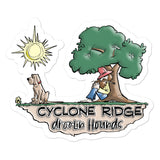 Cyclone Ridge Droolin Hounds Bubble-free stickers - The Bloodhound Shop