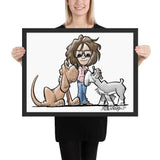 James Johnson Design Framed poster - The Bloodhound Shop