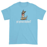 More Dogs Got German Shepherd? short sleeve t-shirt - The Bloodhound Shop