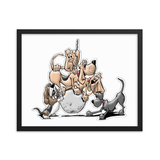 Tim's wrecking Ball Crew 5 No Names Framed poster - The Bloodhound Shop