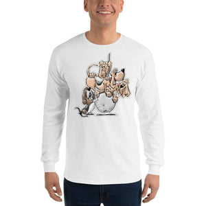 Tim's Wrecking Ball Crew w/ Freddie Long Sleeve T-Shirt - The Bloodhound Shop