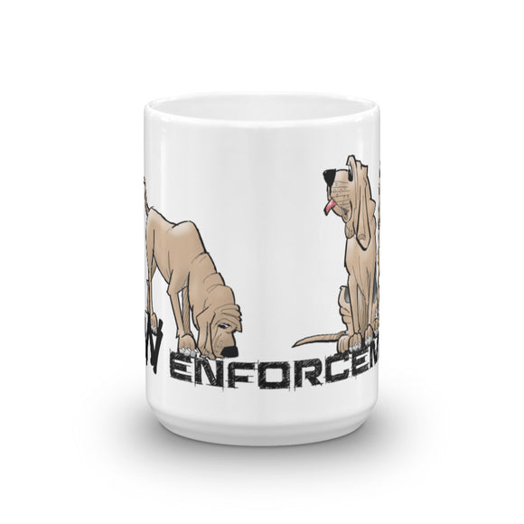 Paw Enforcement Mug - The Bloodhound Shop