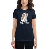 Cavalier- Dog Mom FBC Women's short sleeve t-shirt - The Bloodhound Shop
