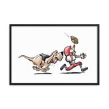 Football Hound Chiefs Framed poster - The Bloodhound Shop