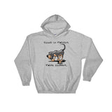 Blood is Thicker than Slobber Hooded Sweatshirt - The Bloodhound Shop