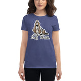 Basset- Dog Mom FBC Women's short sleeve t-shirt - The Bloodhound Shop