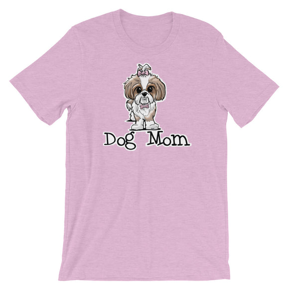 Shih Tzu- Dog Mom FBC Short-Sleeve Unisex T-Shirt - The Bloodhound Shop