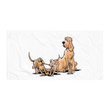 Palmer Playful Pups Towel - The Bloodhound Shop