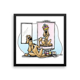 Artist Hound Framed poster - The Bloodhound Shop