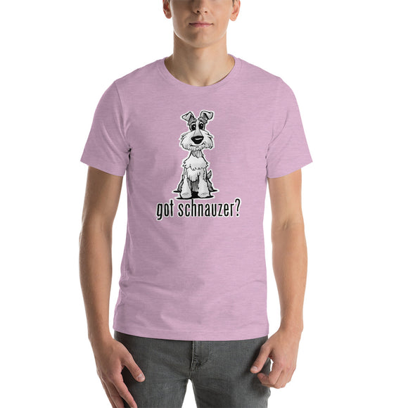 Schnauzer- Got Schnauzer? FBC Short-Sleeve Unisex T-Shirt - The Bloodhound Shop