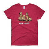 Get Lost Hounds Dark Women's short sleeve t-shirt - The Bloodhound Shop