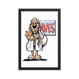 AVES Framed poster - The Bloodhound Shop