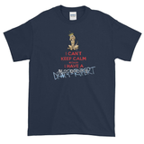 Tim's Keep Calm Droopy Rupert Dark Short sleeve t-shirt - The Bloodhound Shop