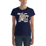 Tim's Wrecking Ball Crew w/ Names Women's short sleeve t-shirt - The Bloodhound Shop