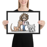 James Johnson Design Framed poster - The Bloodhound Shop