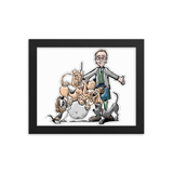 Tim's Wrecking Ball Crew With Tim Framed poster - The Bloodhound Shop