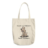 Blood is Thicker than Slobber Cotton Tote Bag - The Bloodhound Shop