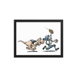 Football Hound Seahawks Framed poster - The Bloodhound Shop