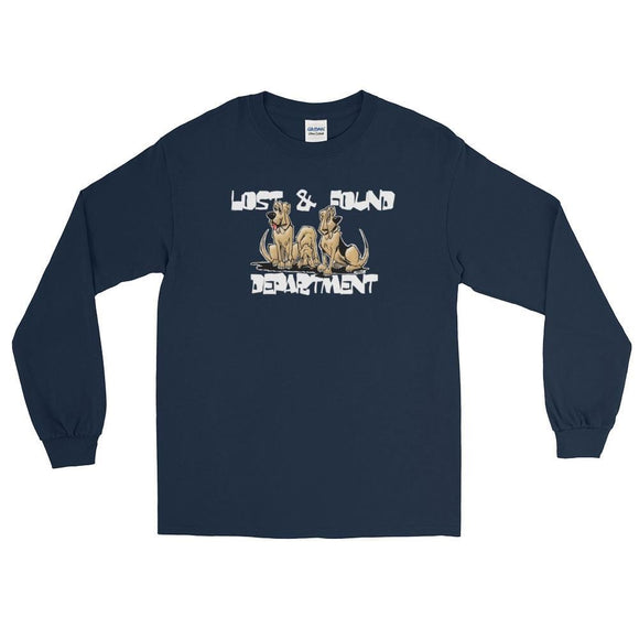 Lost & Found Hounds Dark Long Sleeve T-Shirt - The Bloodhound Shop