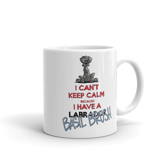 Tim's Keep Calm Basil Mug - The Bloodhound Shop