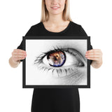 Eye of the Hound Melinda 1 Framed poster - The Bloodhound Shop