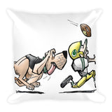 Football Hound Packers Basic Pillow - The Bloodhound Shop